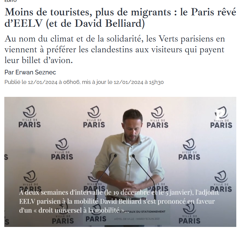 You are currently viewing David Belliard, touristes et migrants: comprendre le double standard